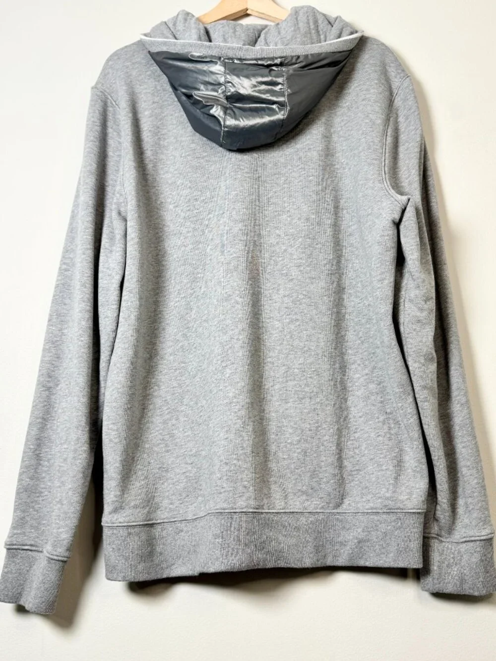 Bogner Jaden Full Zip Hooded Sweatshirt Jacket Grey Embossed Logo Sz XXL